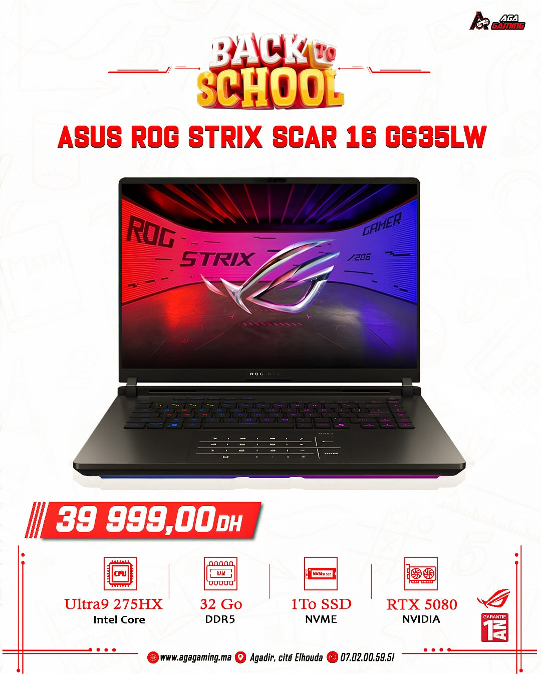ASUS ROG STRIX SCAR 16 - G635LW ASUS ROG STRIX SCAR 16 - G635LW